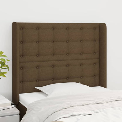 Sengegavl Med Kanter 83X16X78/128 Cm Stof
