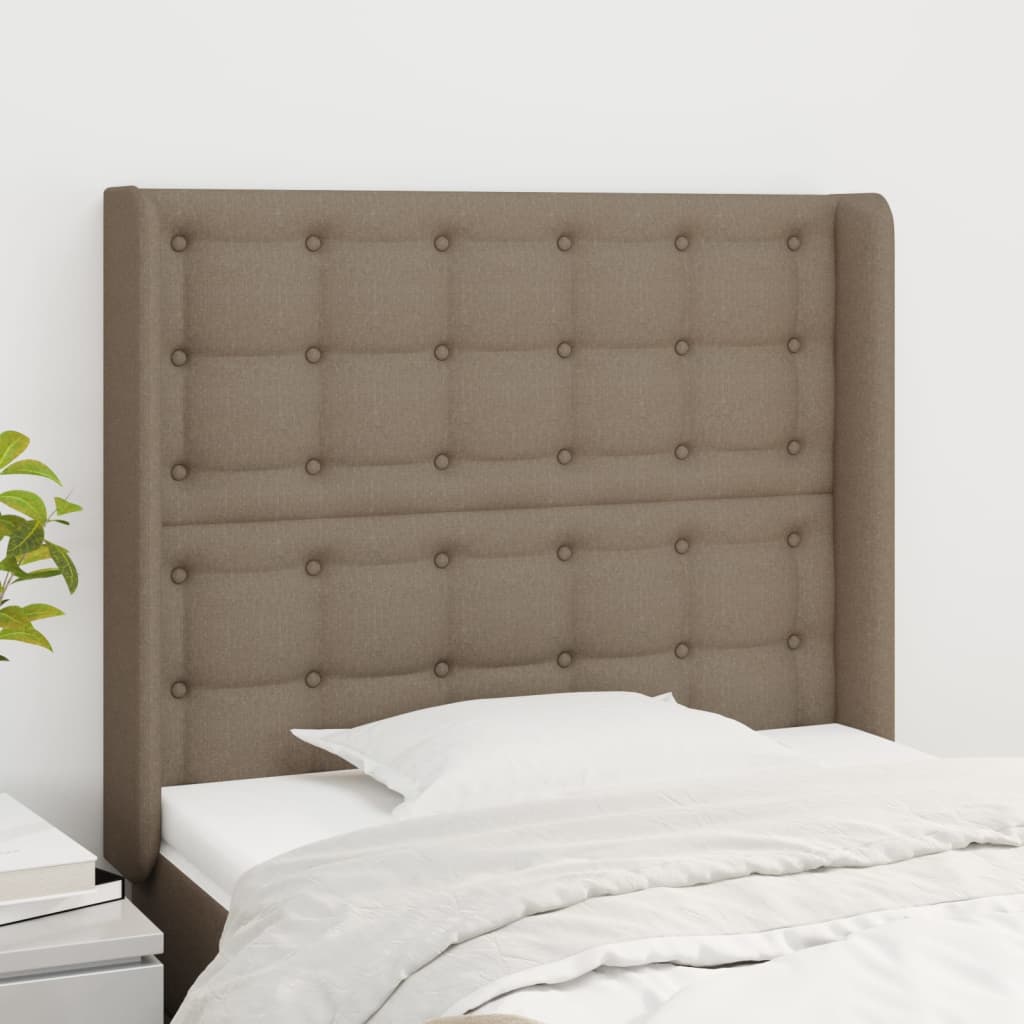 Sengegavl Med Kanter 83X16X78/128 Cm Stof