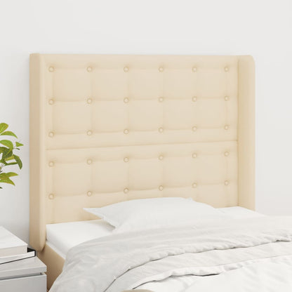 Sengegavl Med Kanter 83X16X78/128 Cm Stof