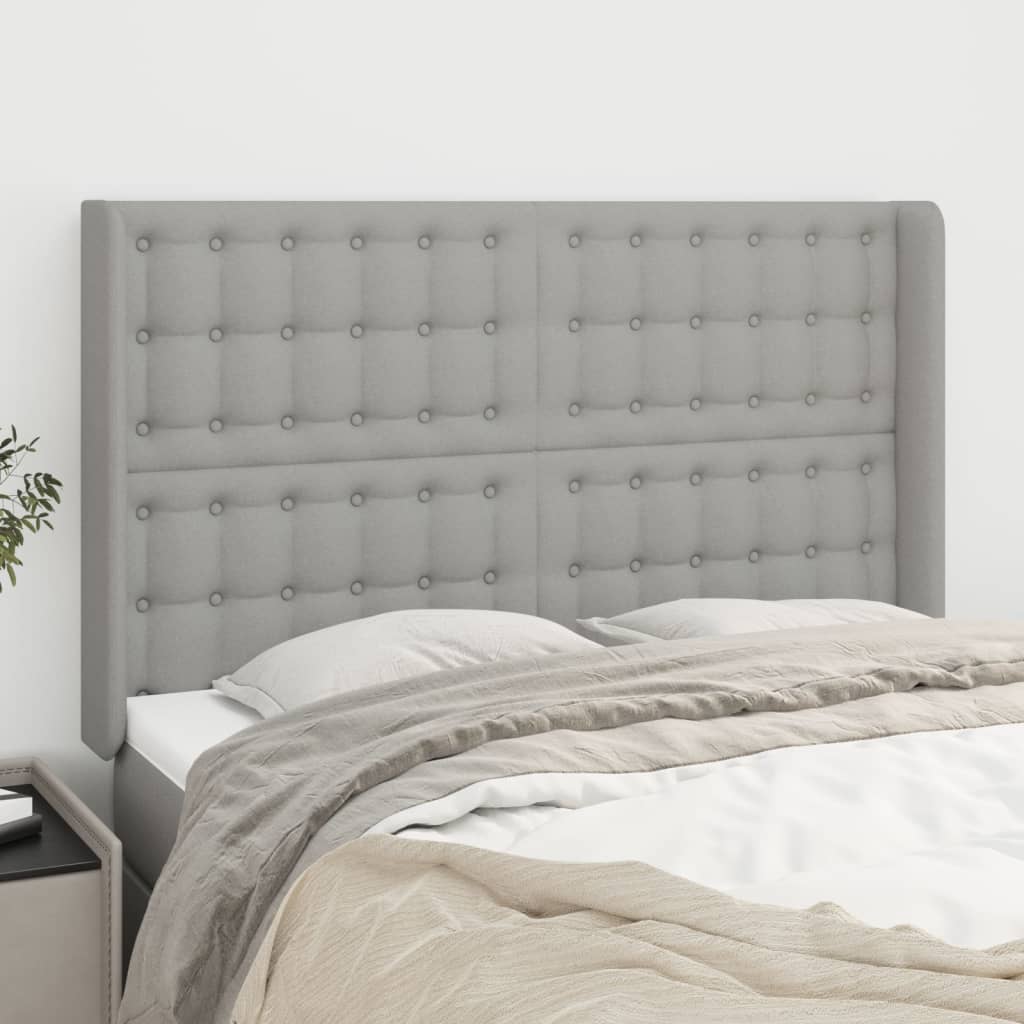 Sengegavl Med Kanter 83X16X78/128 Cm Stof