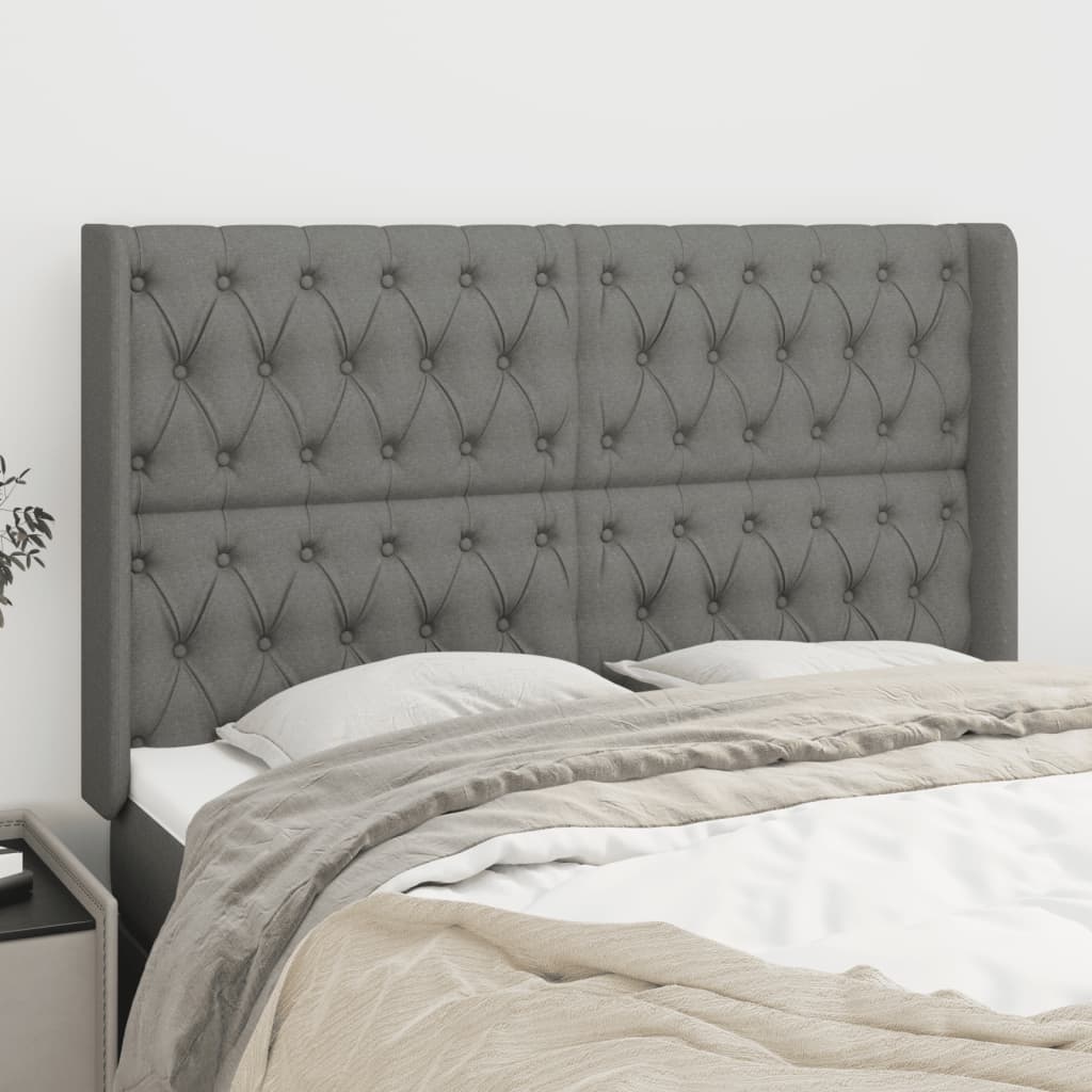 Sengegavl Med Kanter 83X16X78/128 Cm Stof
