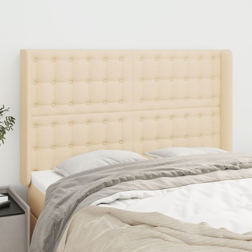 Sengegavl Med Kanter 83X16X78/128 Cm Stof