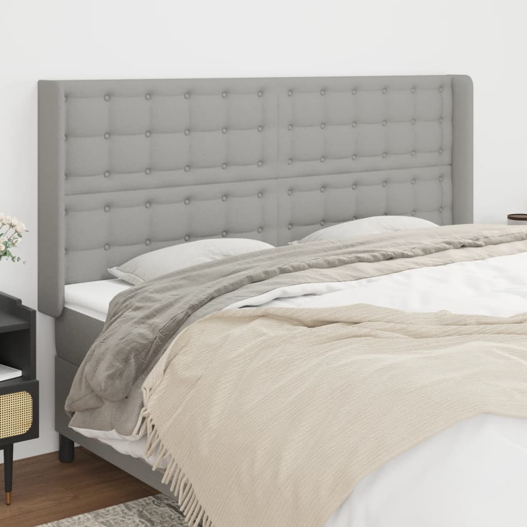 Sengegavl Med Kanter 83X16X78/128 Cm Stof