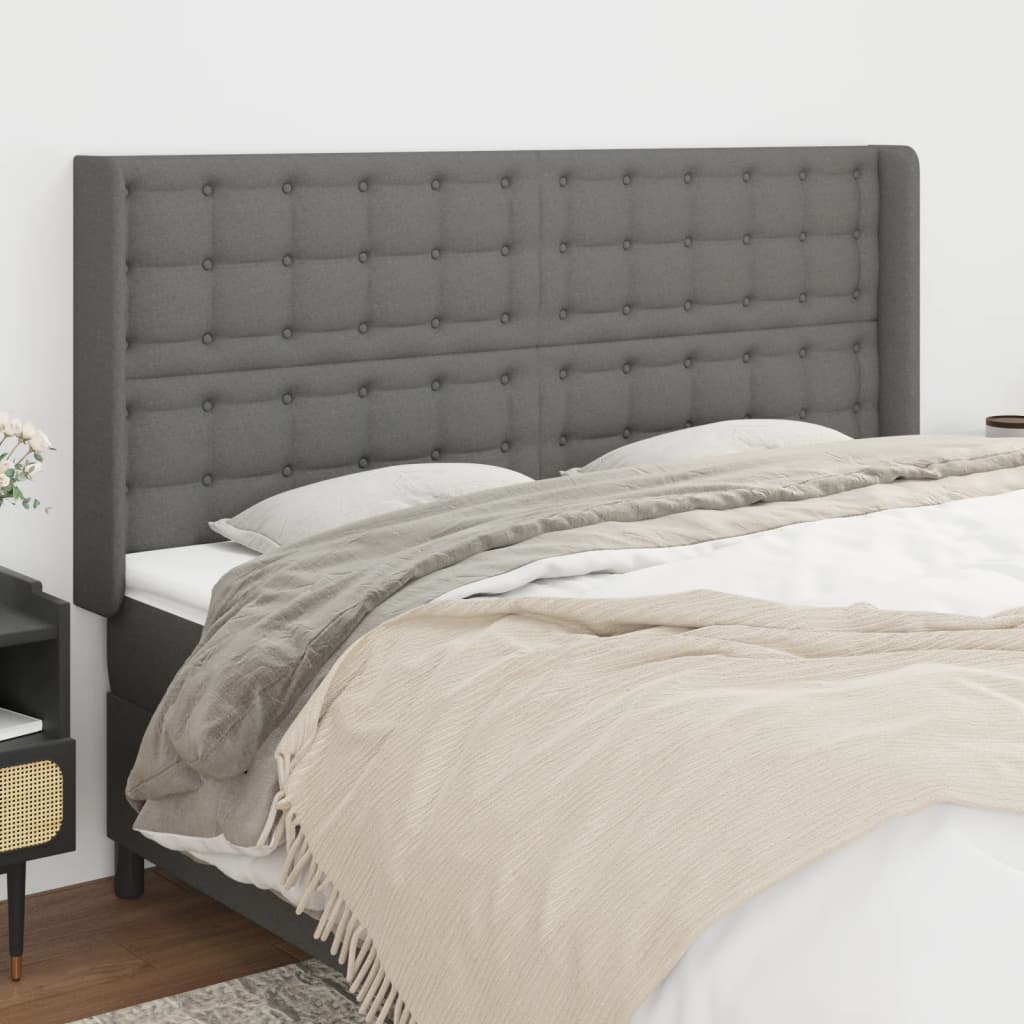 Sengegavl Med Kanter 83X16X78/128 Cm Stof