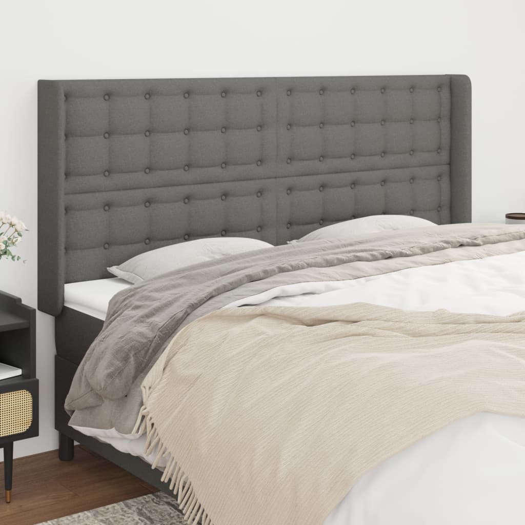 Sengegavl Med Kanter 83X16X78/128 Cm Stof