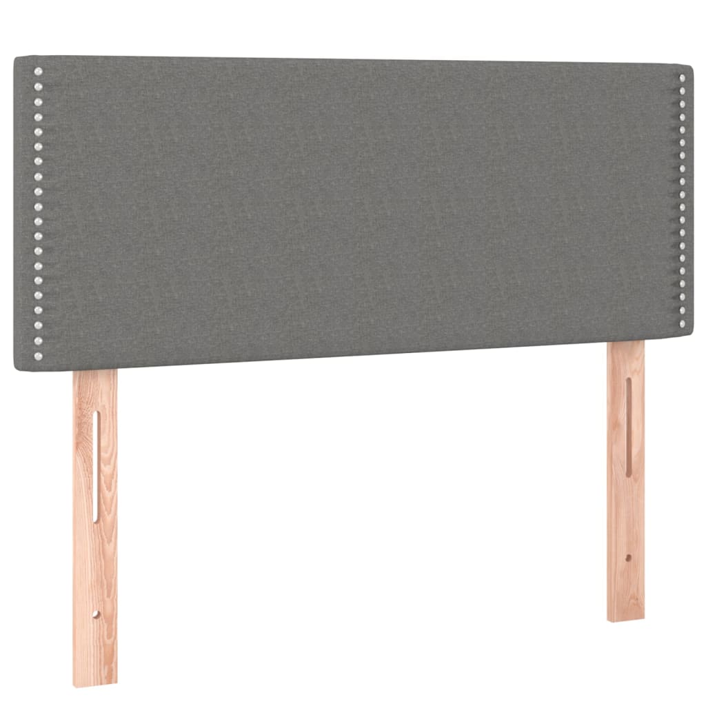 Sengegavl Med LED-lys Stof - Billede 4