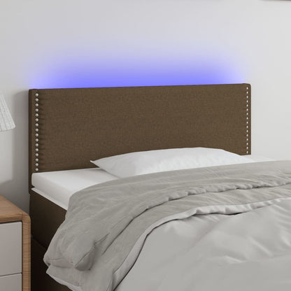Sengegavl Med LED-lys Stof - Variant 3121465