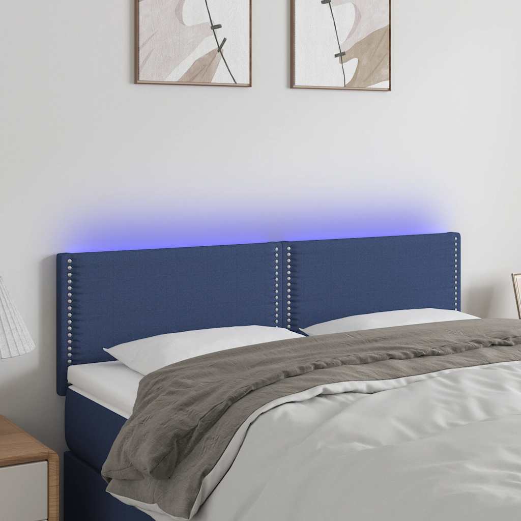 Sengegavl Med LED-lys Stof - Variant 3121476