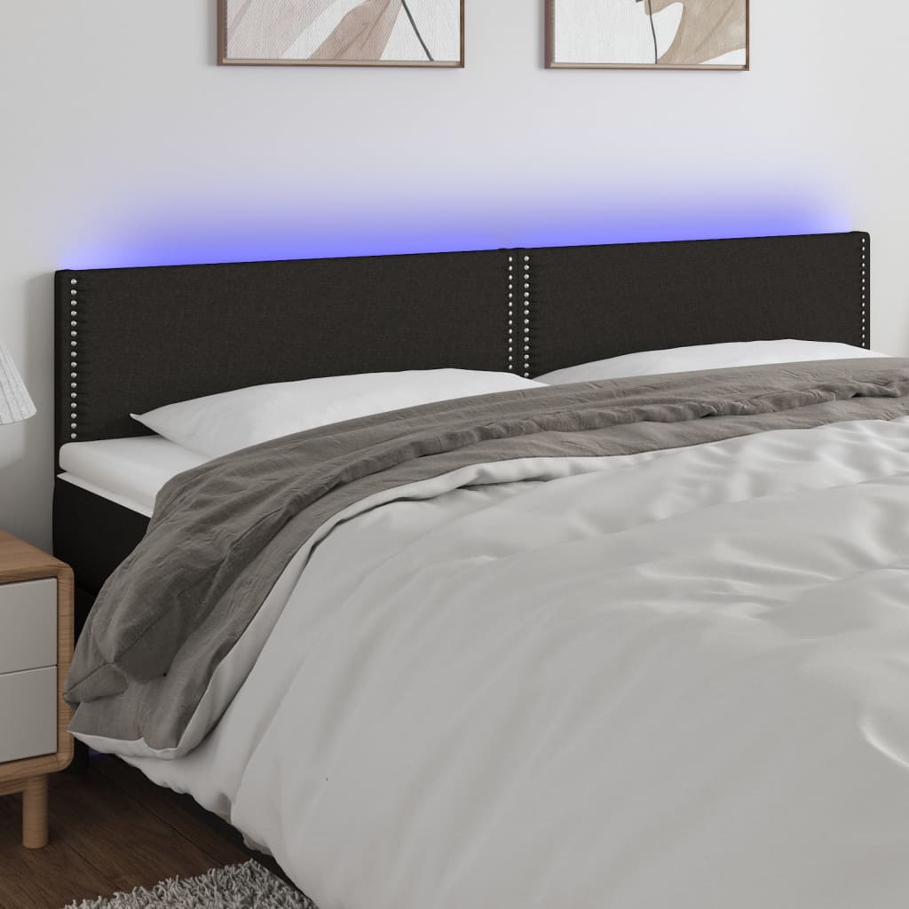Sengegavl Med LED-lys Stof - Variant 3121488