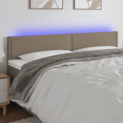 Sengegavl Med LED-lys Stof - Variant 3121490