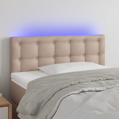 Sengegavl Med Led-Lys Kunstlæder
