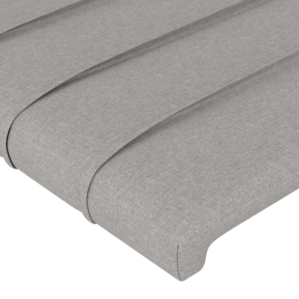 Sengegavl Med Led-Lys Stof