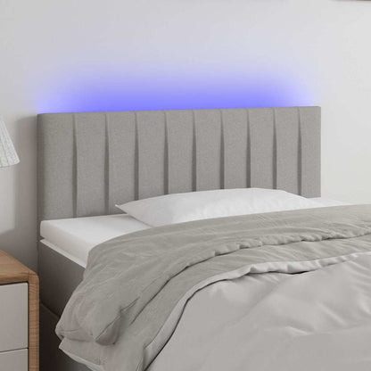 Sengegavl Med LED-lys Stof - Variant 3121824