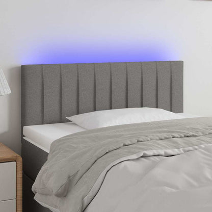 Sengegavl Med LED-lys Stof - Variant 3121825