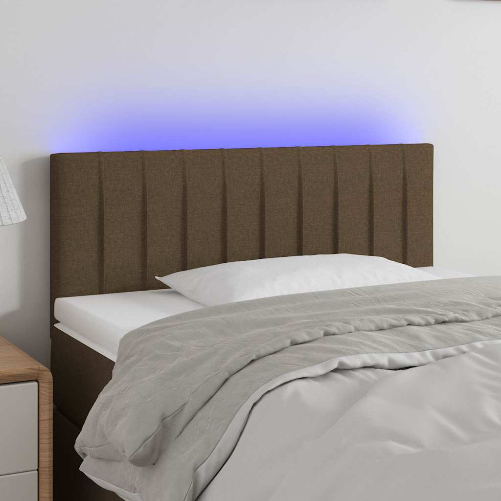 Sengegavl Med LED-lys Stof - Variant 3121827