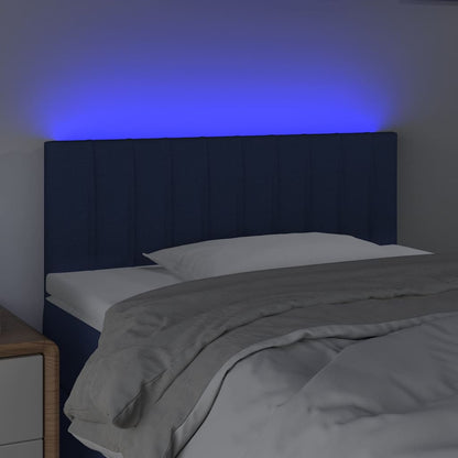 Sengegavl Med LED-lys Stof - Billede 3