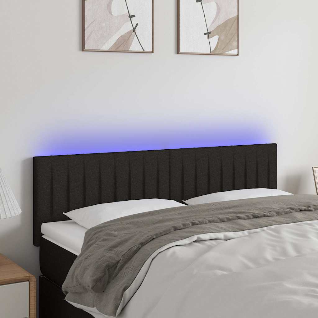 Sengegavl Med LED-lys Stof - Variant 3121850