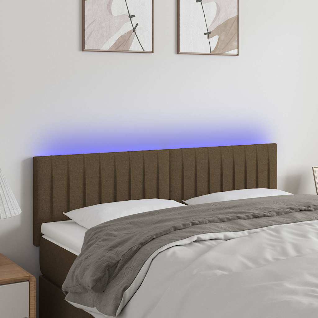 Sengegavl Med LED-lys Stof - Variant 3121851