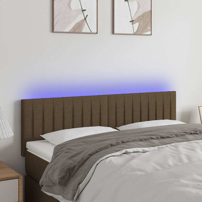 Sengegavl Med LED-lys Stof - Variant 3121851