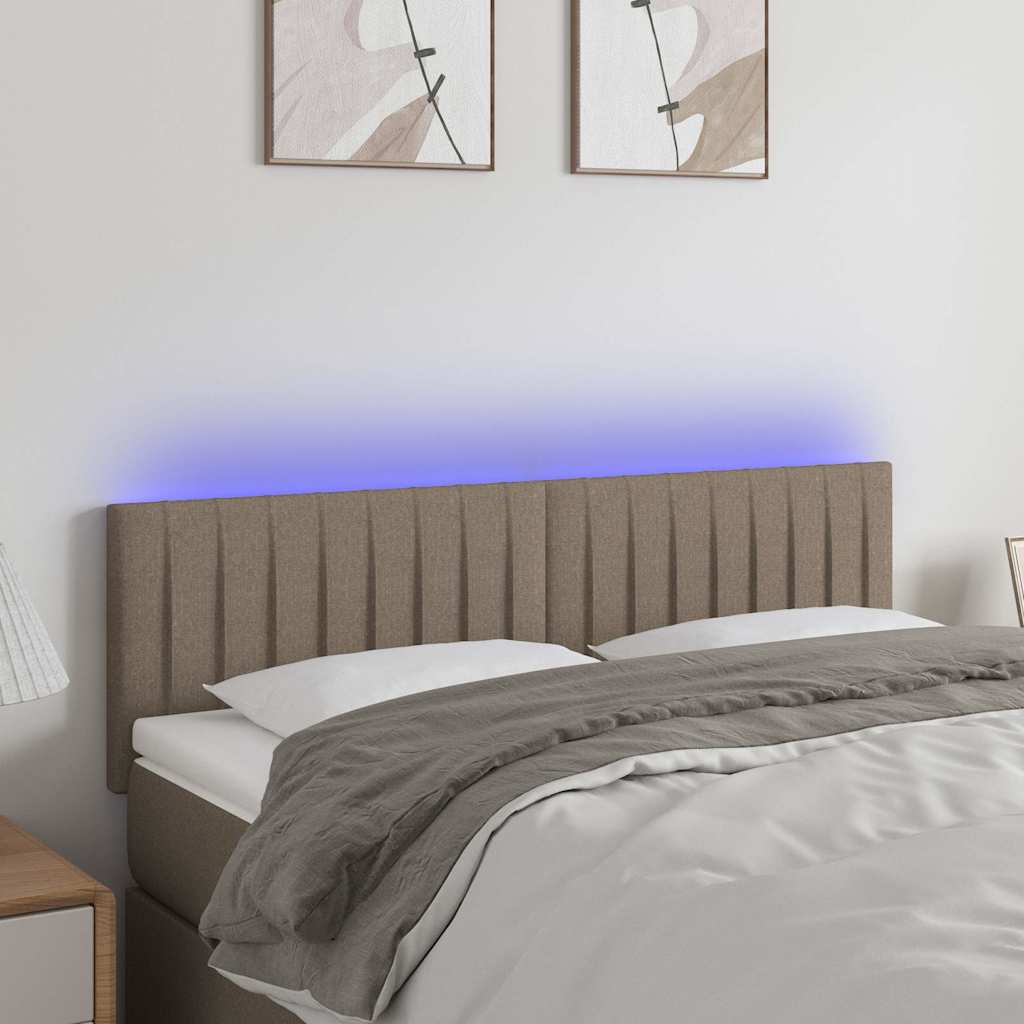 Sengegavl Med LED-lys Stof - Variant 3121852
