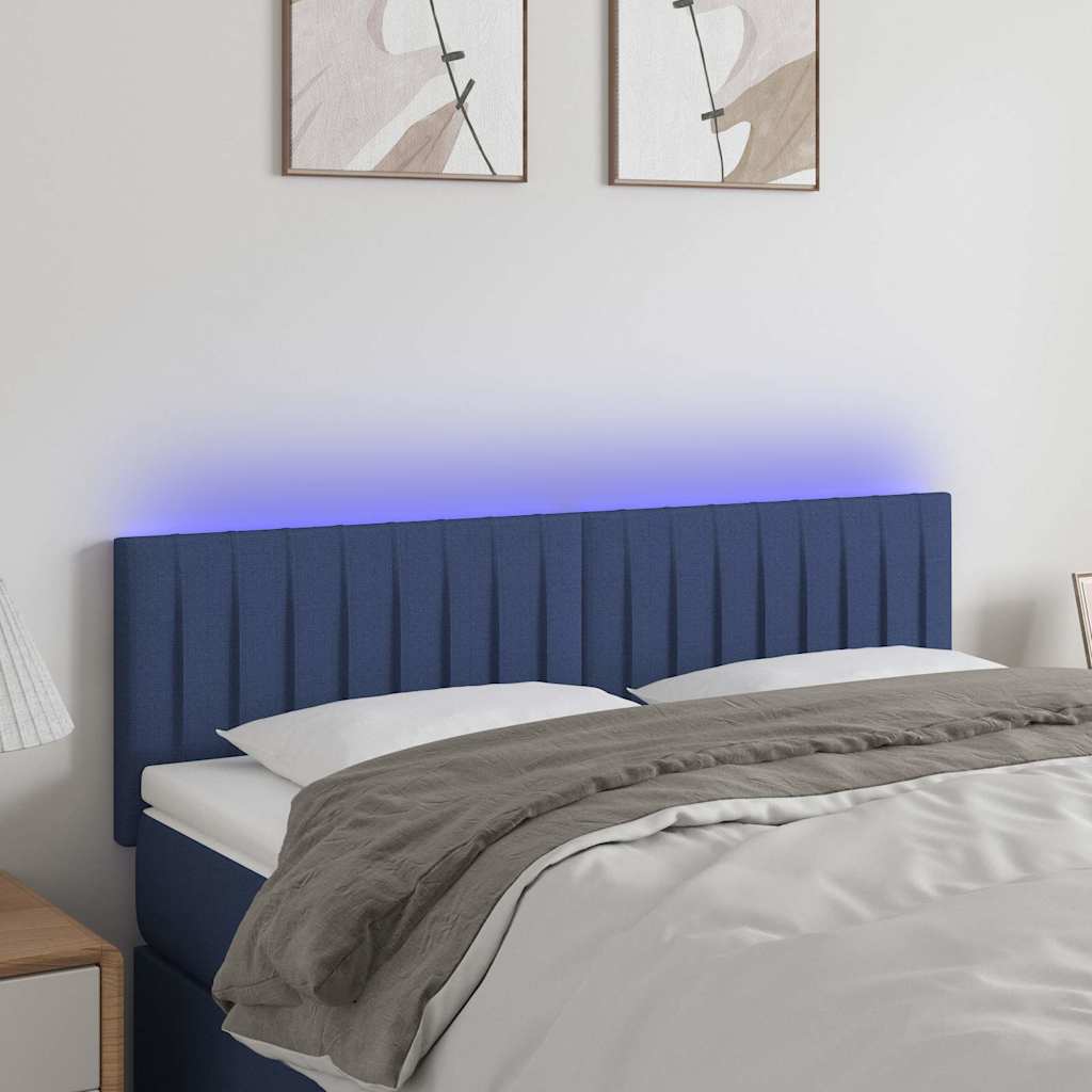 Sengegavl Med LED-lys Stof - Variant 3121854
