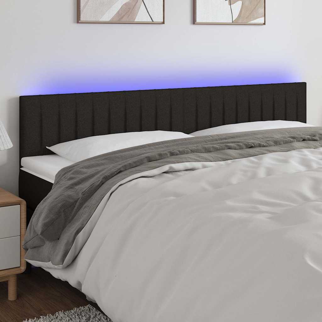 Sengegavl Med LED-lys Stof - Variant 3121874
