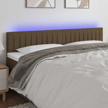 Sengegavl Med LED-lys Stof - Variant 3121875