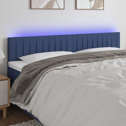 Sengegavl Med LED-lys Stof - Variant 3121878