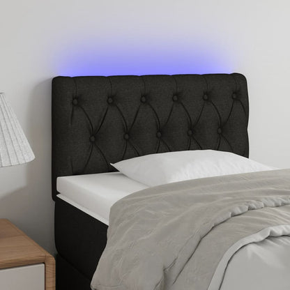 Sengegavl Med LED-lys Stof - Variant 3121924