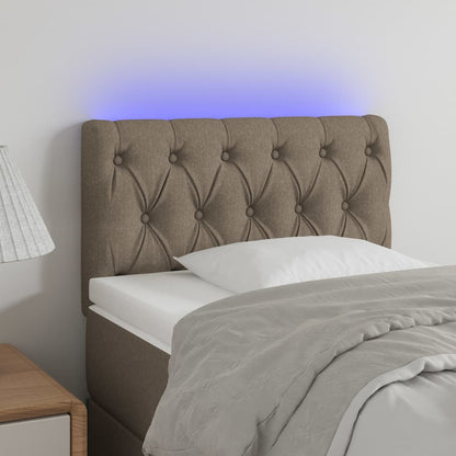 Sengegavl Med LED-lys Stof - Variant 3121926