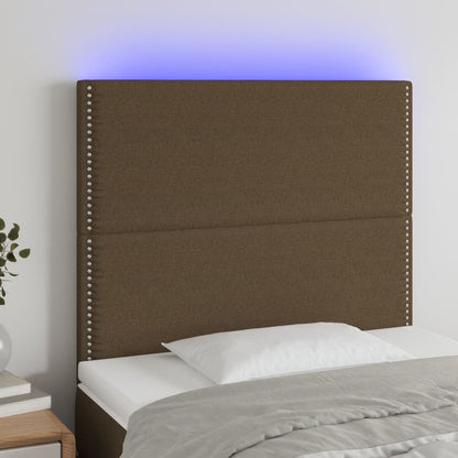 Sengegavl Med LED-lys Stof - Variant 3122269