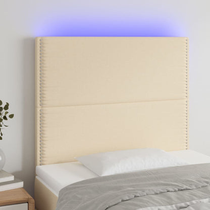 Sengegavl Med LED-lys Stof - Variant 3122271