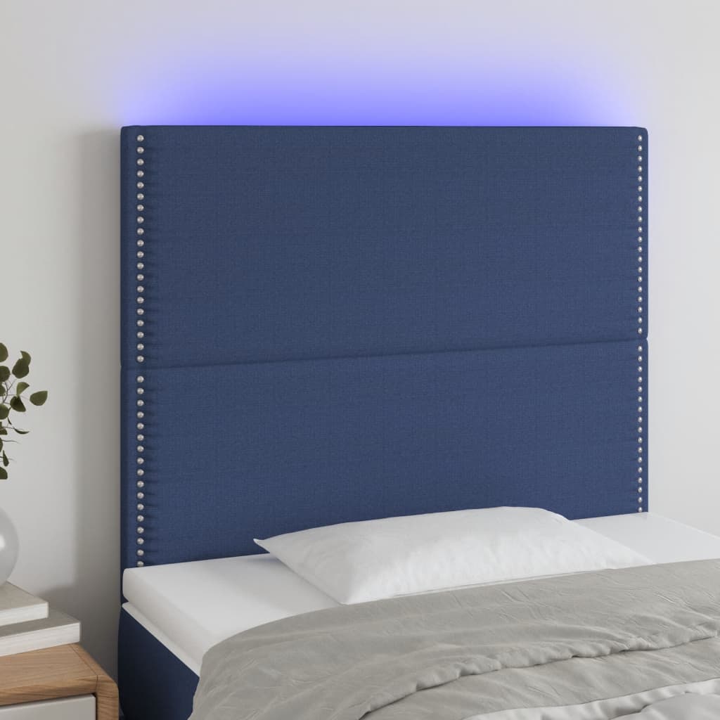 Sengegavl Med LED-lys Stof - Variant 3122280