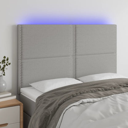 Sengegavl Med LED-lys Stof - Variant 3122282