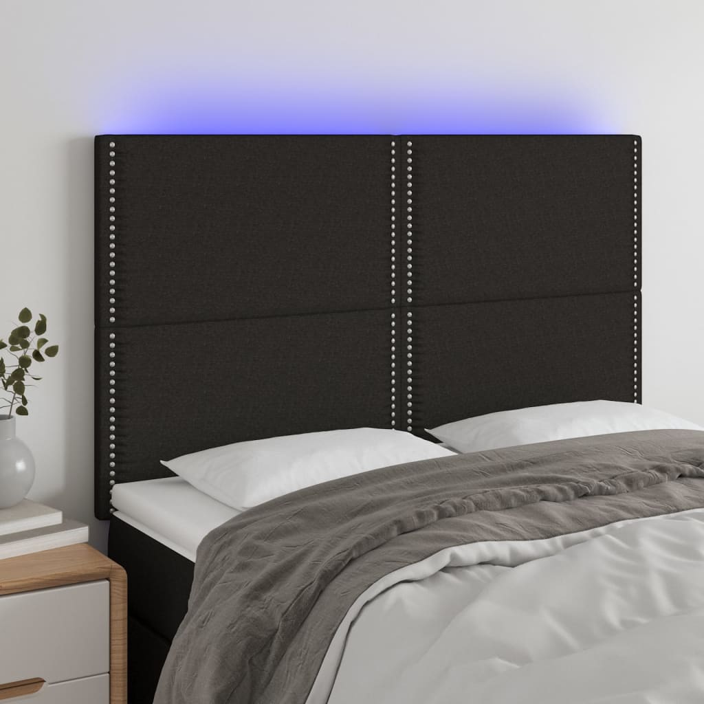 Sengegavl Med LED-lys Stof - Variant 3122284