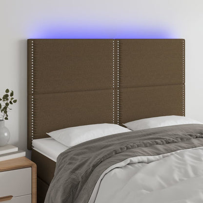Sengegavl Med LED-lys Stof - Variant 3122285