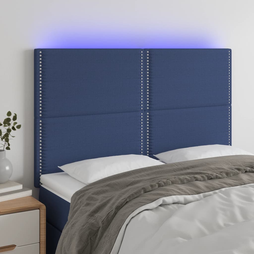 Sengegavl Med LED-lys Stof - Variant 3122288