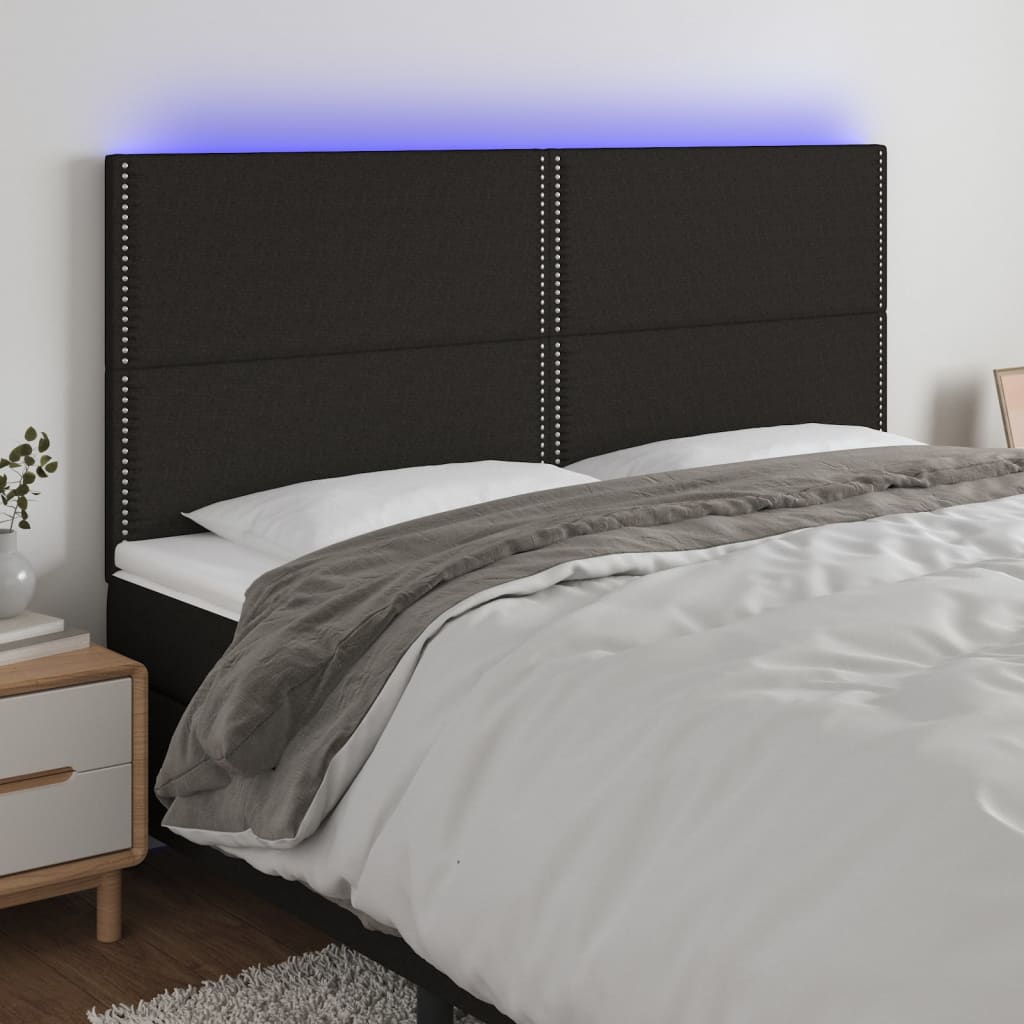 Sengegavl Med LED-lys Stof - Variant 3122292