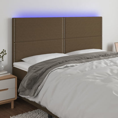 Sengegavl Med LED-lys Stof - Variant 3122301