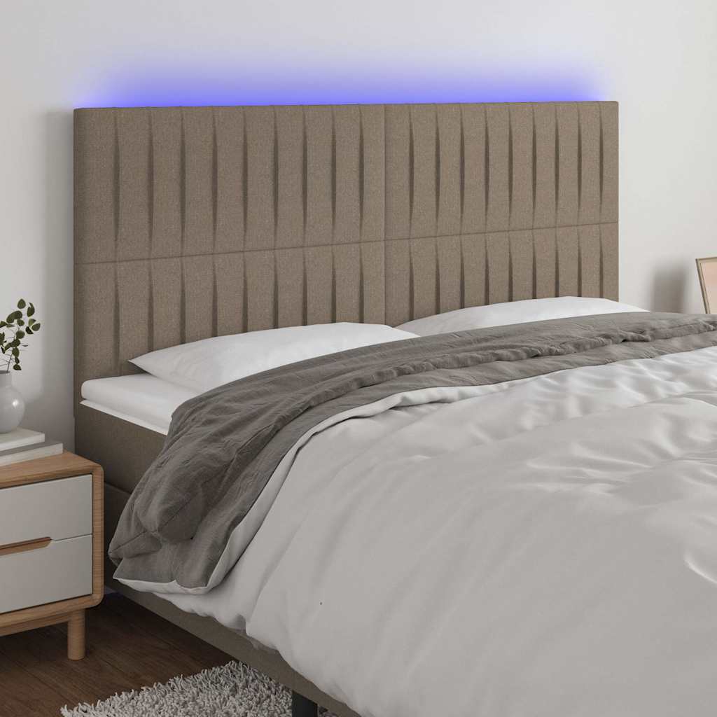 Sengegavl Med LED-lys Stof - Variant 3122672