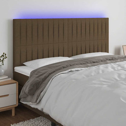 Sengegavl Med LED-lys Stof - Variant 3122679