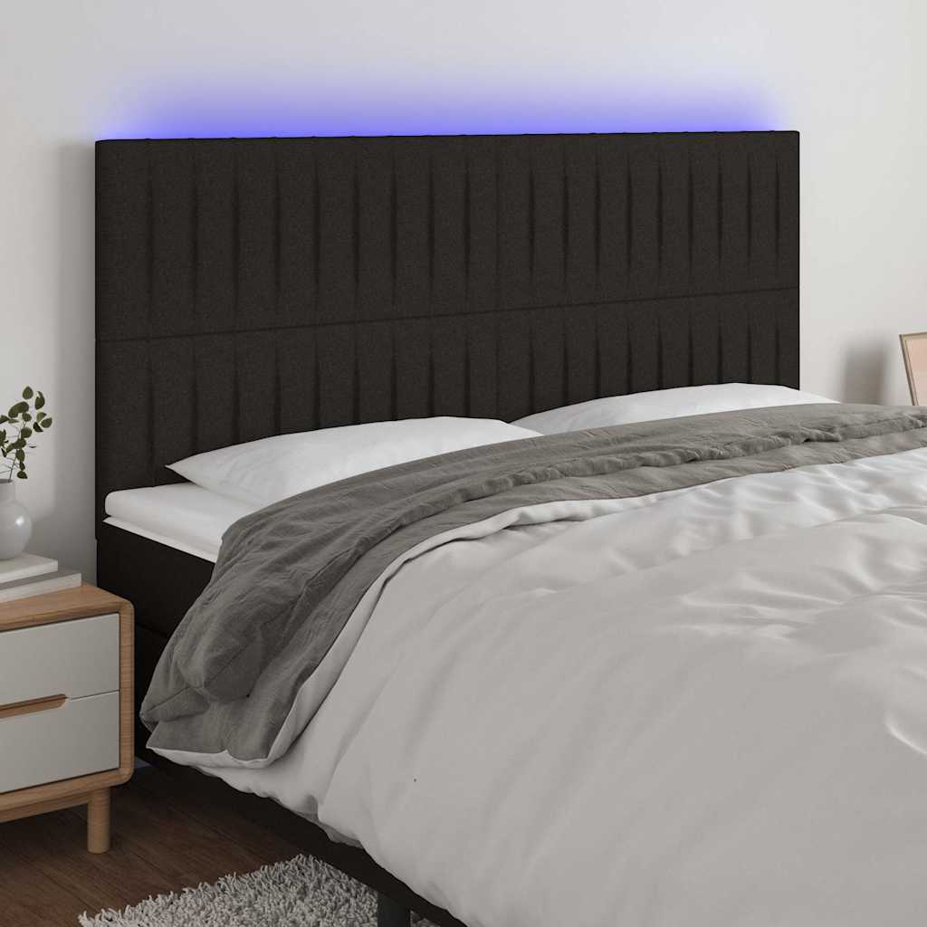 Sengegavl Med LED-lys Stof - Variant 3122686