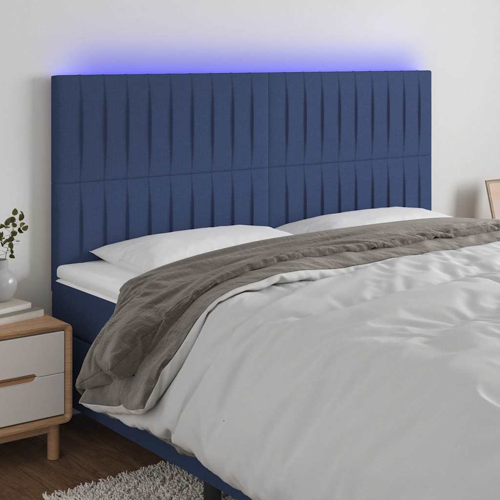Sengegavl Med LED-lys Stof - Variant 3122690