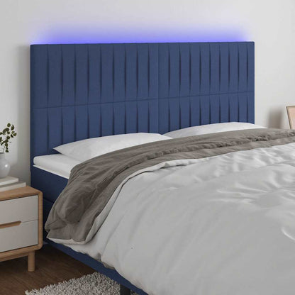 Sengegavl Med LED-lys Stof - Variant 3122690