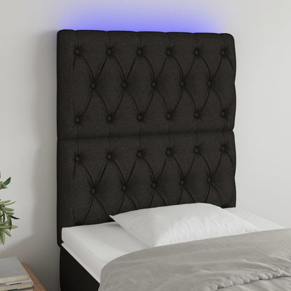 Sengegavl Med LED-lys Stof - Variant 3122736