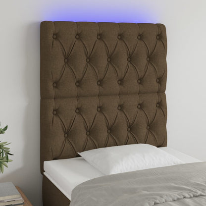 Sengegavl Med LED-lys Stof - Variant 3122737