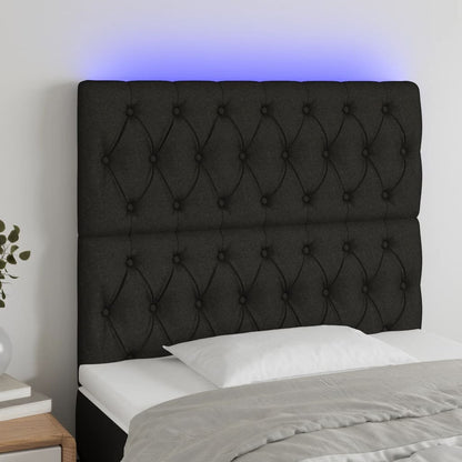Sengegavl Med LED-lys Stof - Variant 3122744