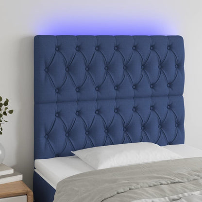Sengegavl Med LED-lys Stof - Variant 3122748
