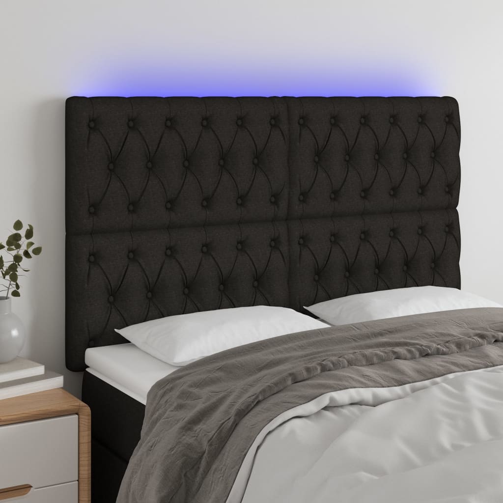 Sengegavl Med LED-lys Stof - Variant 3122768