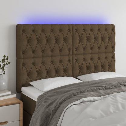 Sengegavl Med LED-lys Stof - Variant 3122769